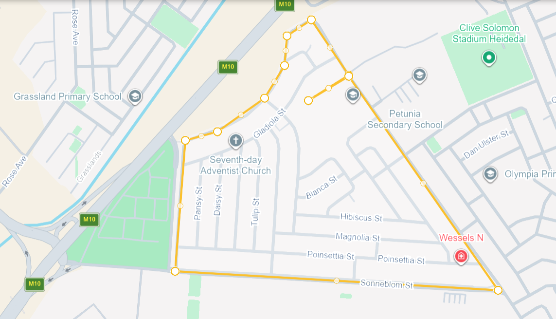 Walk-A-Thon Route